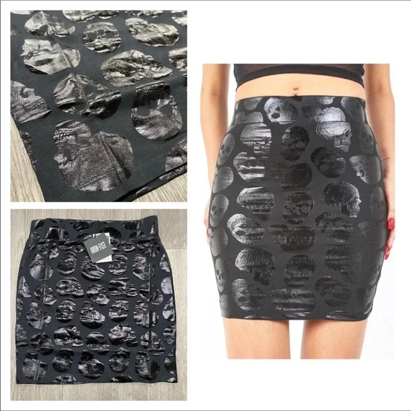 Iron Fist Skullz Club Mini Skirt - Picture 3 of 8